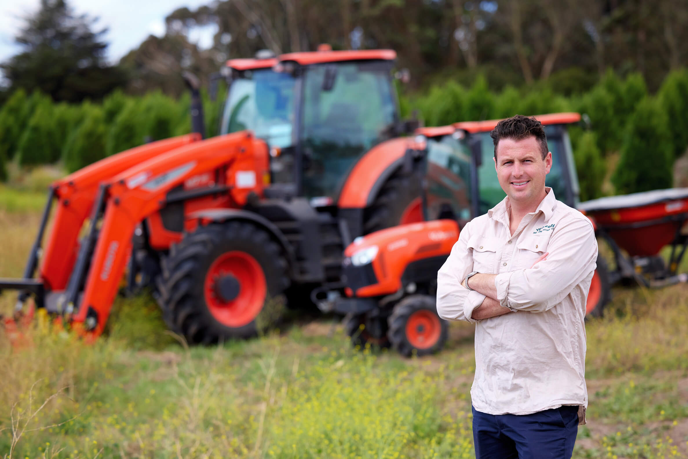 Rocking around the christmas tree farm kubota